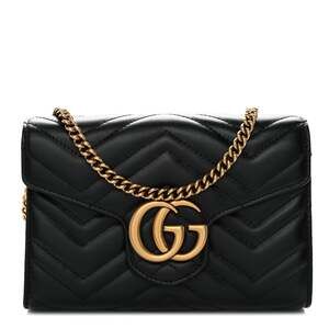 Gucci Calfskin Matelasse Gg Marmont #243679G15B